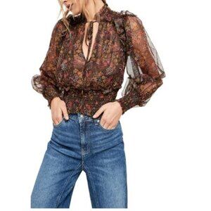 Free People Twyla Printed Top